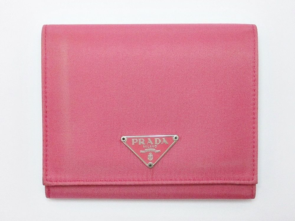 PRADA 三つ折財布 ピンク 三つ折り ピンク系 PRADA(プラダ) 財布・小物
