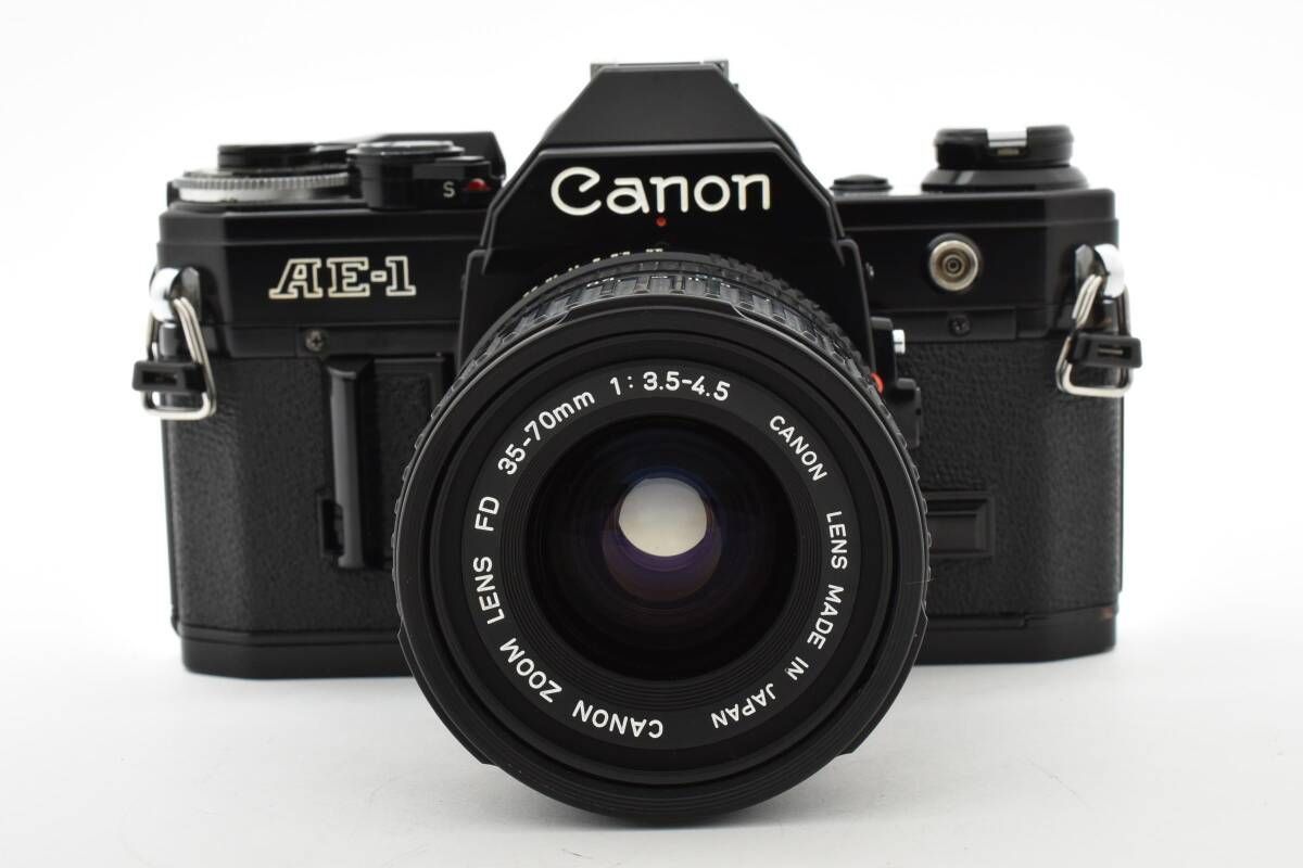 キヤノン Canon AE-1 New FD 35-70mm F3.5-4.5 ブラック ボディ T3＃4597