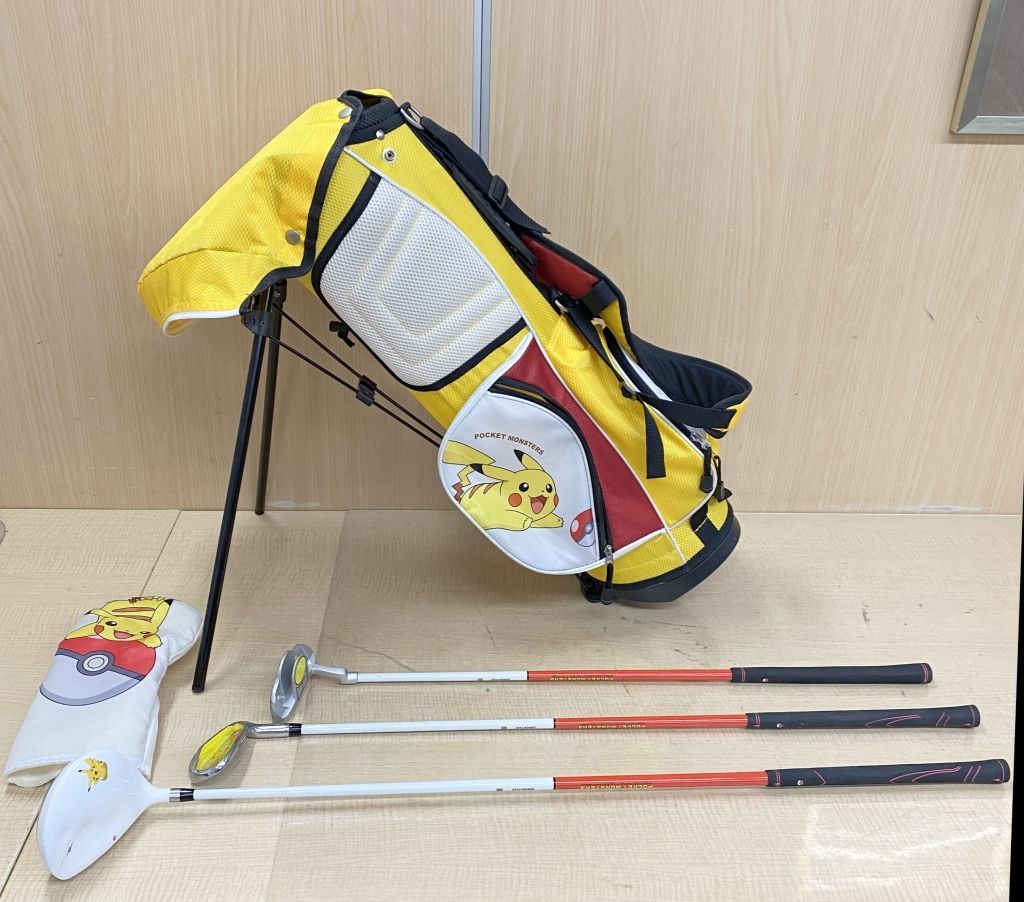 ピカチュウキッズゴルフクラブセット ポケモン ピカチュウ ジュニア