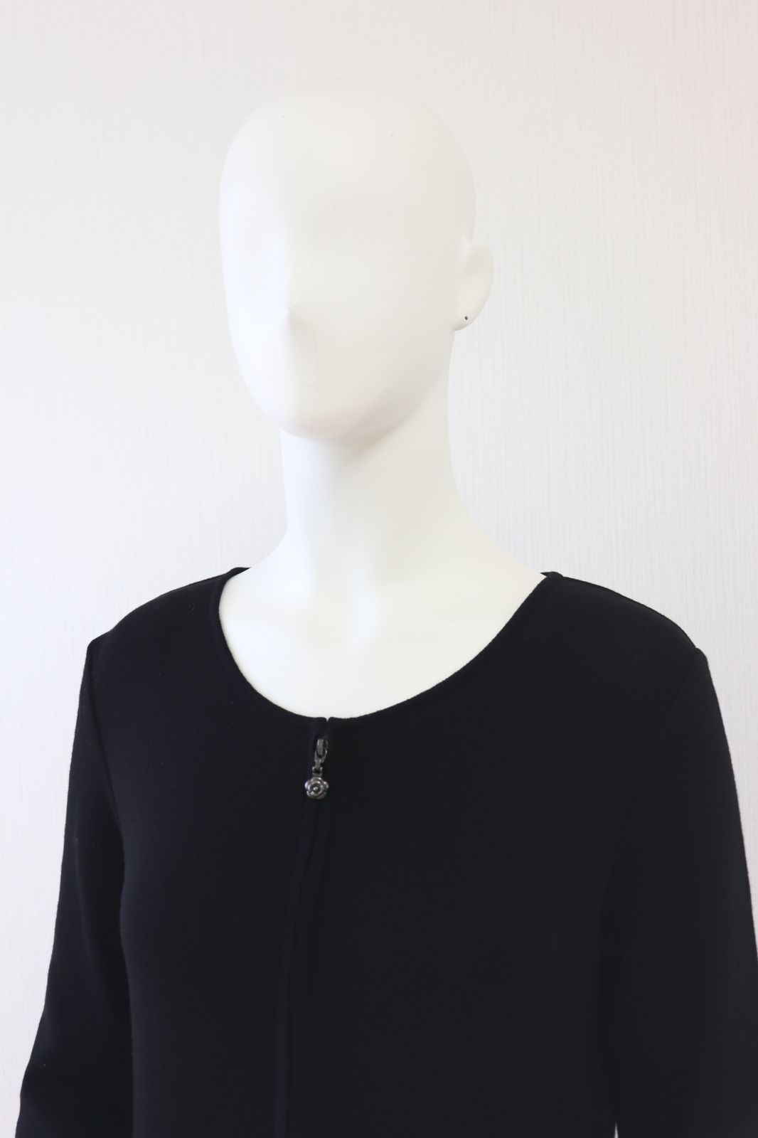 Rene フロントジップアップニットワンピース