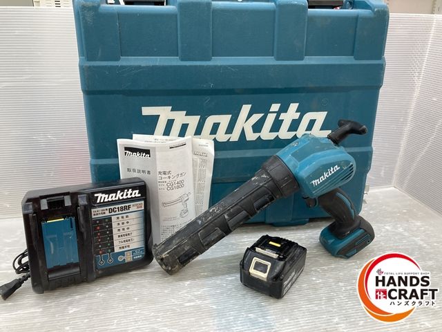 品 なセット品 マキタ コーキングガン バッテリー 18 V 5 0 Ah 充電器付 LED点灯しません CG 180 D makita