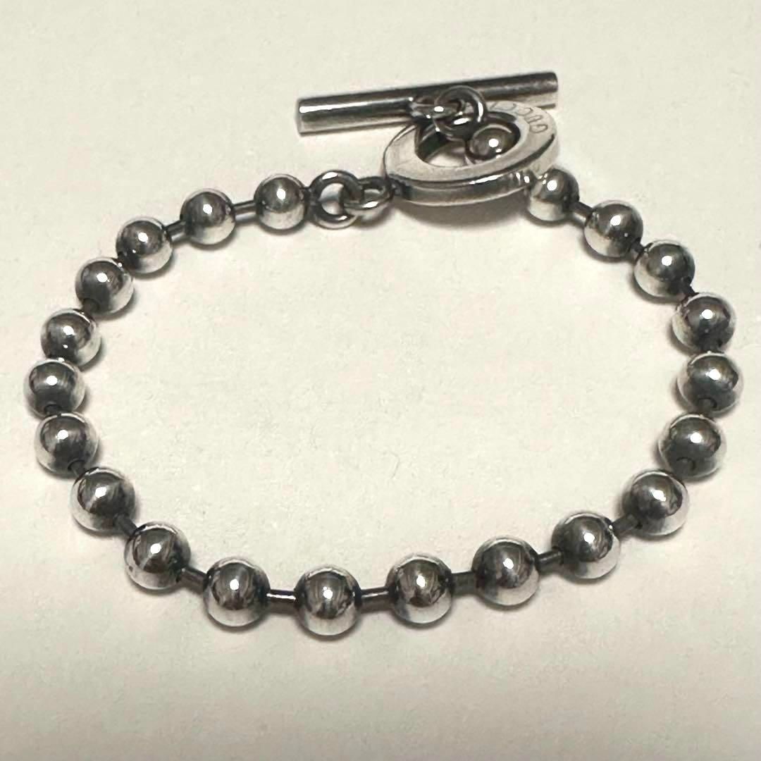 グッチ GUCCI ブレスレット シルバー ボールチェーン トグル SV925