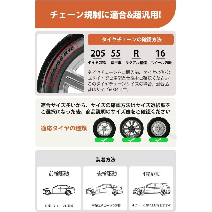 タイヤ滑り止めチェーン