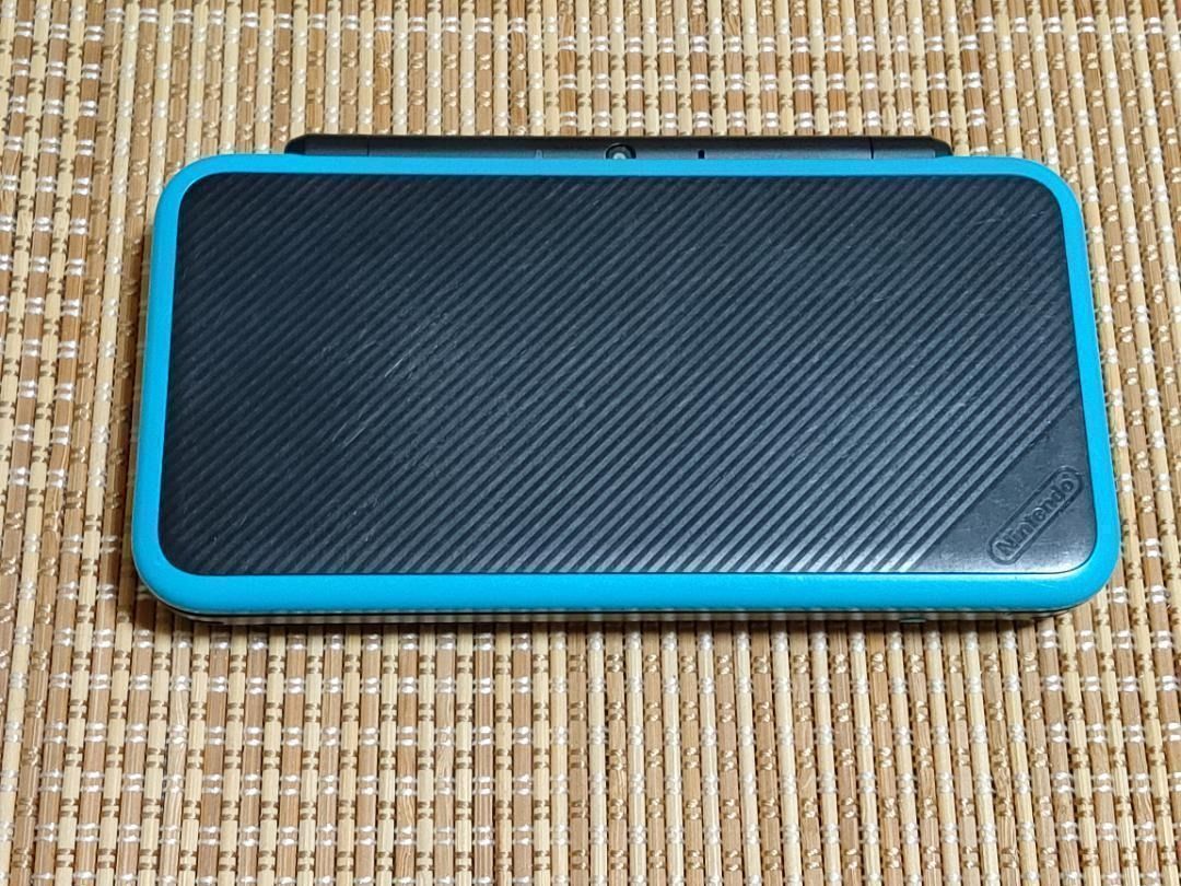 本体のみ New2DSLL ブラック×ターコイズ B