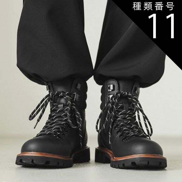 種類11：ブラウン/25.5cm ショートブーツ メンズ 本革 レースアップ ブラック ブラウン おしゃれ 人気 かっこいい ブーツ シューレースフック ヒールアップ 厚底 