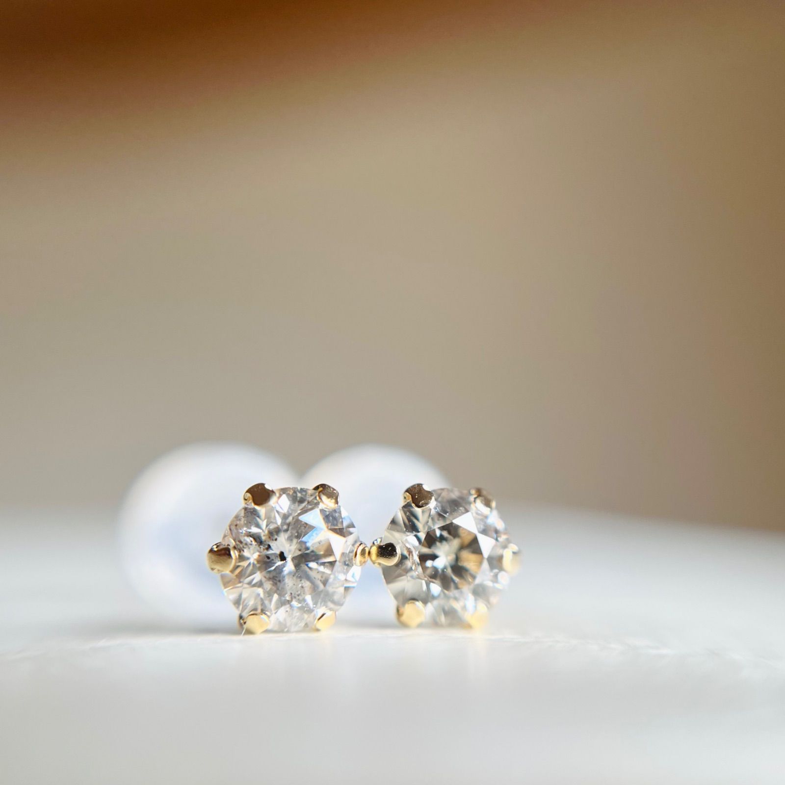 K18 18金 天然ダイヤモンド AAグレード 0.50ct ピアスdiamond 4