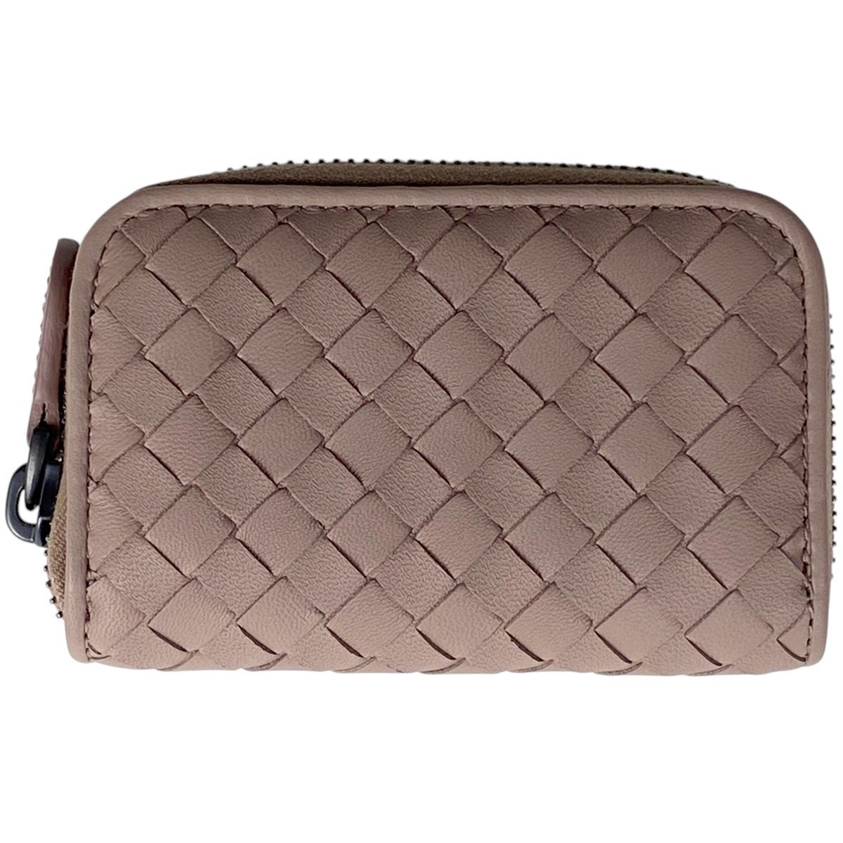 ボッテガヴェネタ BOTTEGAVENETA イントレチャート コインケース カードケース コインケース レザー ピンクグレー レディース