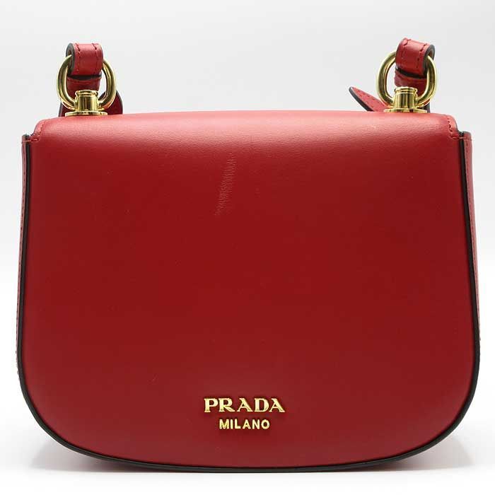 【国内発送!】PRADA プラダ レザー ショルダーバッグ 1BC200 PRADA【国内発】レザーショルダーバッグ1BC200 ギフト包装可