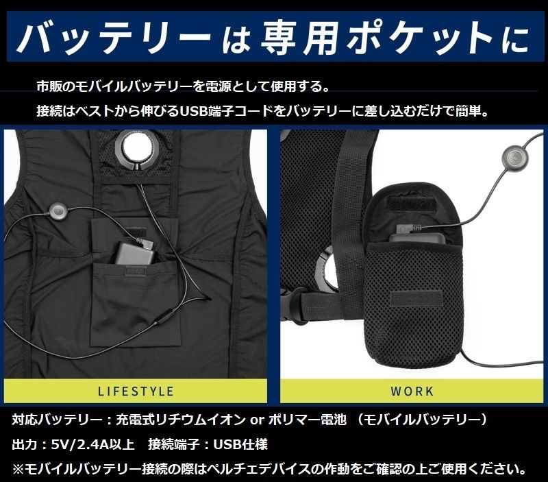 充電式氷嚢ベスト