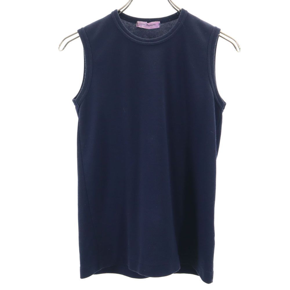 コムデギャルソン ノースリーブ タンクトップ ネイビー COMME des