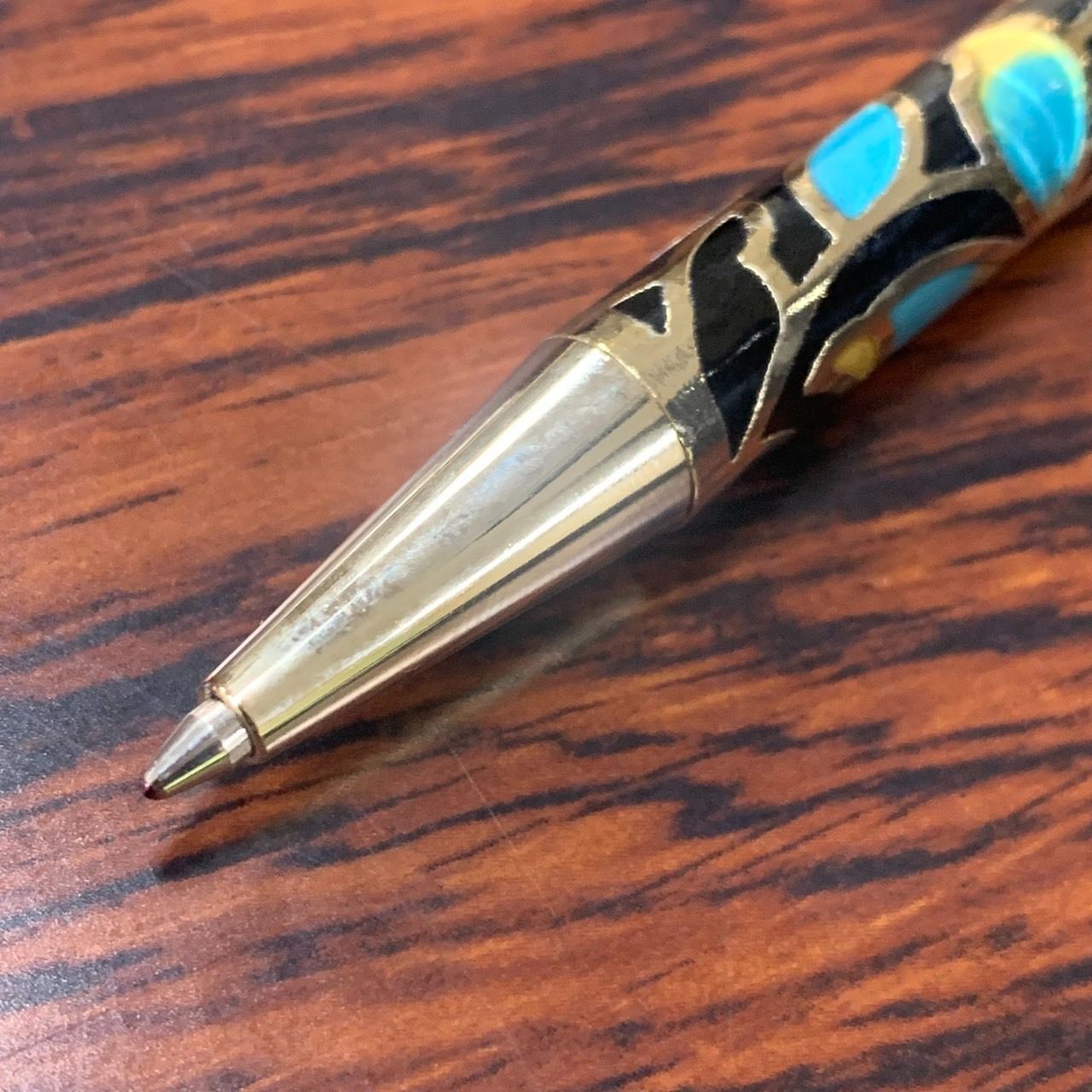 七宝ボールペン 安藤七宝店 ケース付き リフィル付き 黒ペン おしゃれ