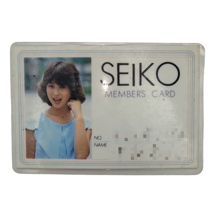 松田聖子　生写真　後援会　申し込み書封筒　当時物　希少 松田聖子 生写真 後援会 申し込み書封筒 当時物 希少 アイドル