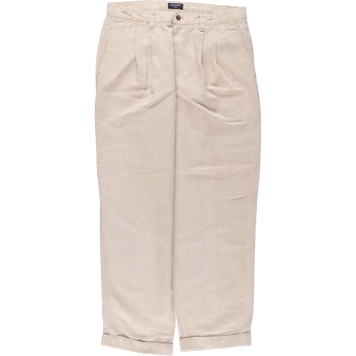 古着 90年代 ドッカーズ DOCKERS khakis ツータック リネン