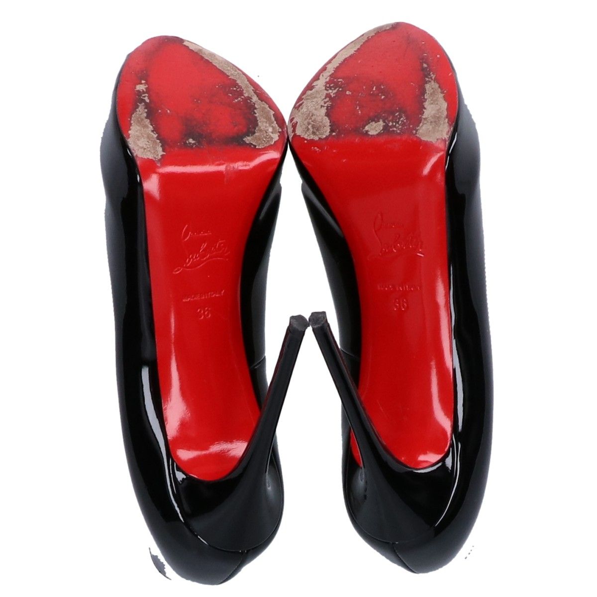 Christian Louboutin クリスチャンルブタン パテント オープン