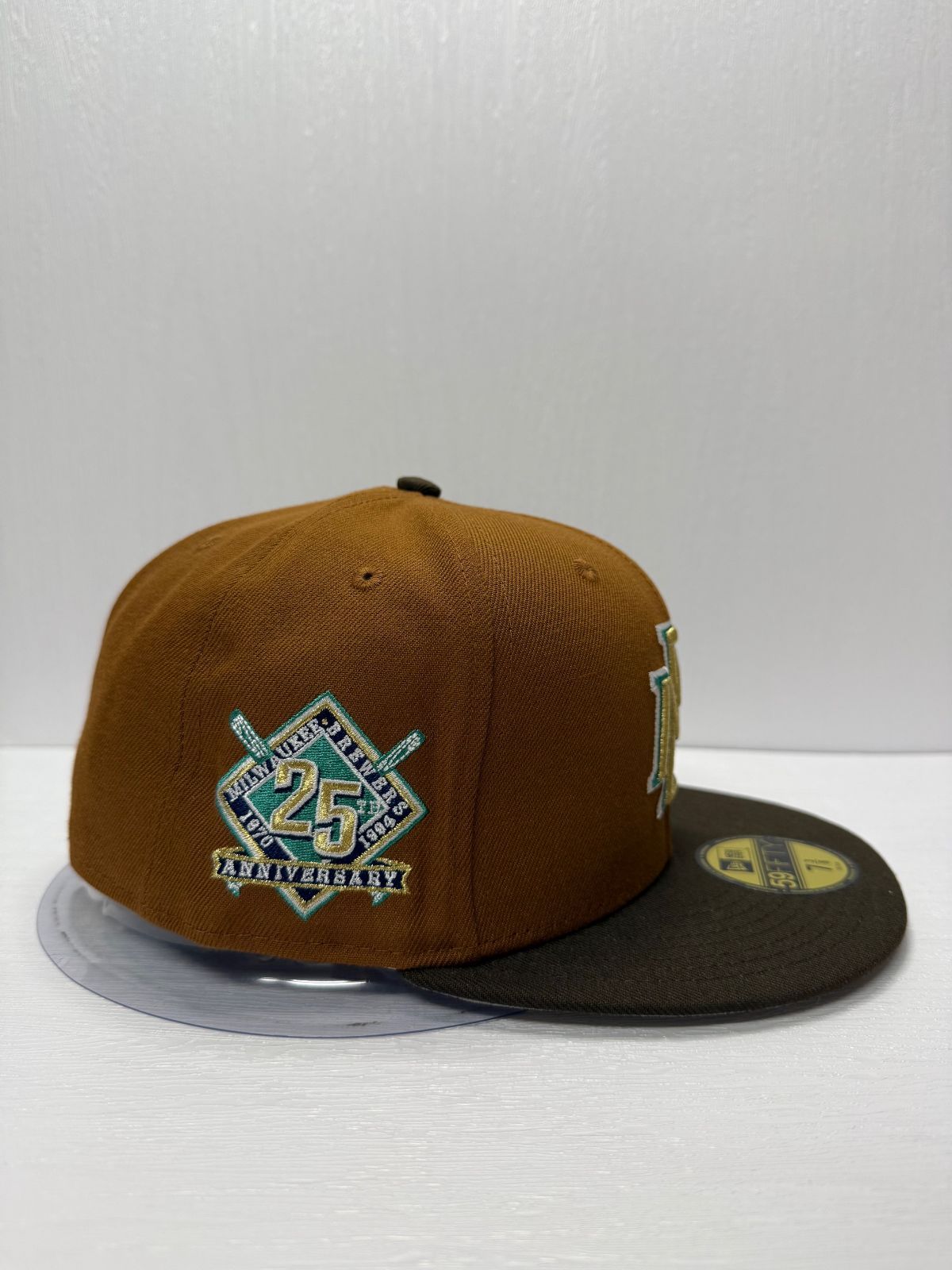 Newera 59fifty ミルウォーキーブルワーズ 25thアニバーサリー NEW ERA - Newera 59fifty ミルウォーキーブルワーズ 25th