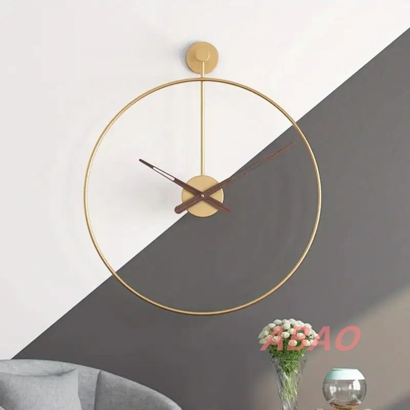 時計 かわいい インテリア レトロ シンプル 壁掛け時計 大型 ゴールド お洒落 掛け時計 静音 アナログ オシャレ レトロ時計 オフィス時計 静かな掛け時計 北欧 60cm 静音