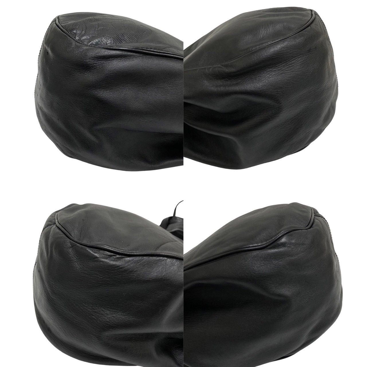 極 美品 希少品 LOEWE ロエベ アナグラム ロゴ ナッパレザー 本革 2way