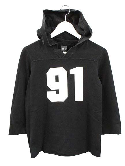 ナンバーナイン NUMBER (N)INE ダメージ加工 7分袖 スウェット 