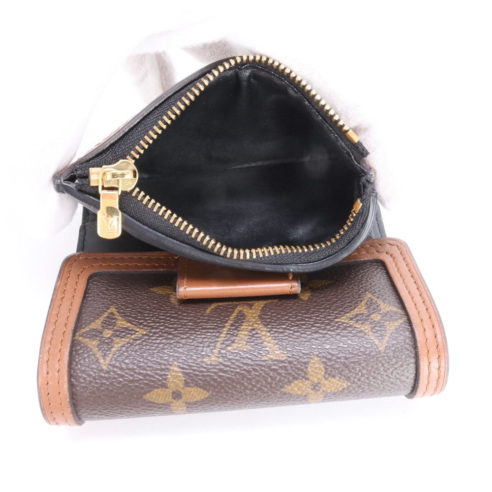 ルイヴィトン モノグラム ドーフィーヌ 折り財布 ブラウン 茶色