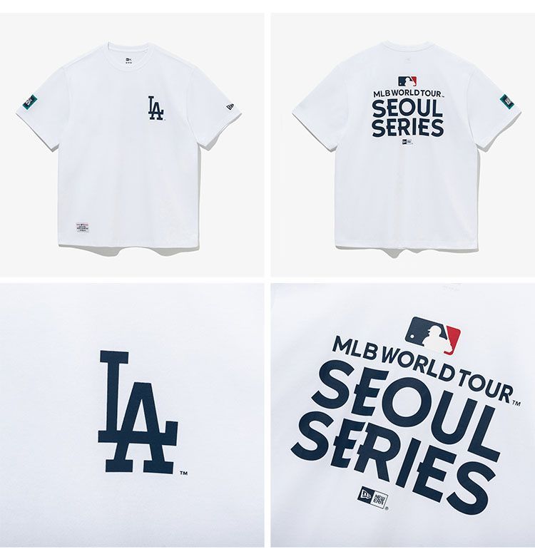 【新品/未使用】NEWERA MLB SEOUL SERIES T-SHIRTS LODDG WHITE ニューエラ ソウルシルーズ ドジャース 大谷翔平 ホワイト 14358745 XLサイズ XXLサイズ メンズ Tシャツ ティーシャツ 半袖