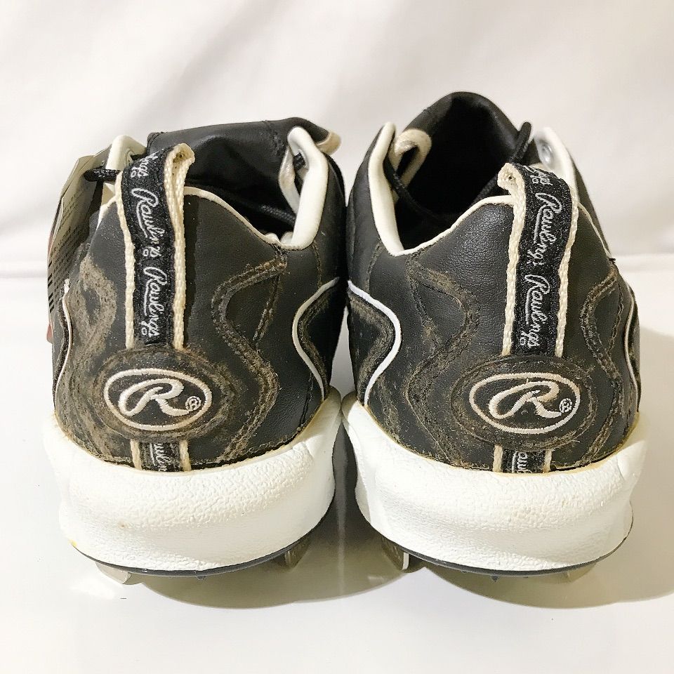 Rawlings スパイクシューズ　野球　25 ローリングス　アシックス タグ付き】 Rawlings ローリングス スパイクシューズ ブラック 野球