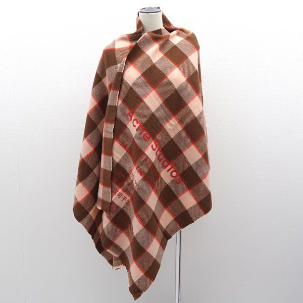 Acne Studios / アクネストゥディオズ ◇大判ストール/マフラー/ロゴ  