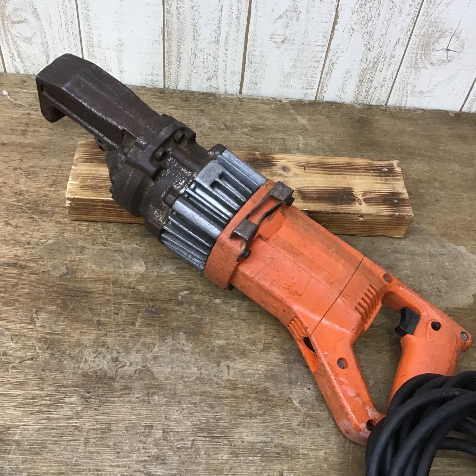 動画あり！【現状品】石原機械☆鉄筋カッター DC-16X☆領収書可☆