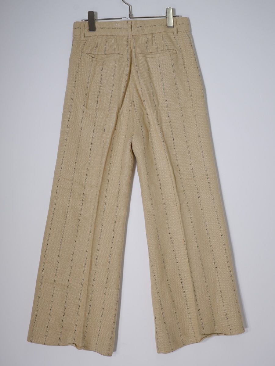 AP STUDIOエーピー ストゥディオL Appartementアパルトモン 2025SS SCENTOF ヘンプストライプパンツ 36 LPTA79608