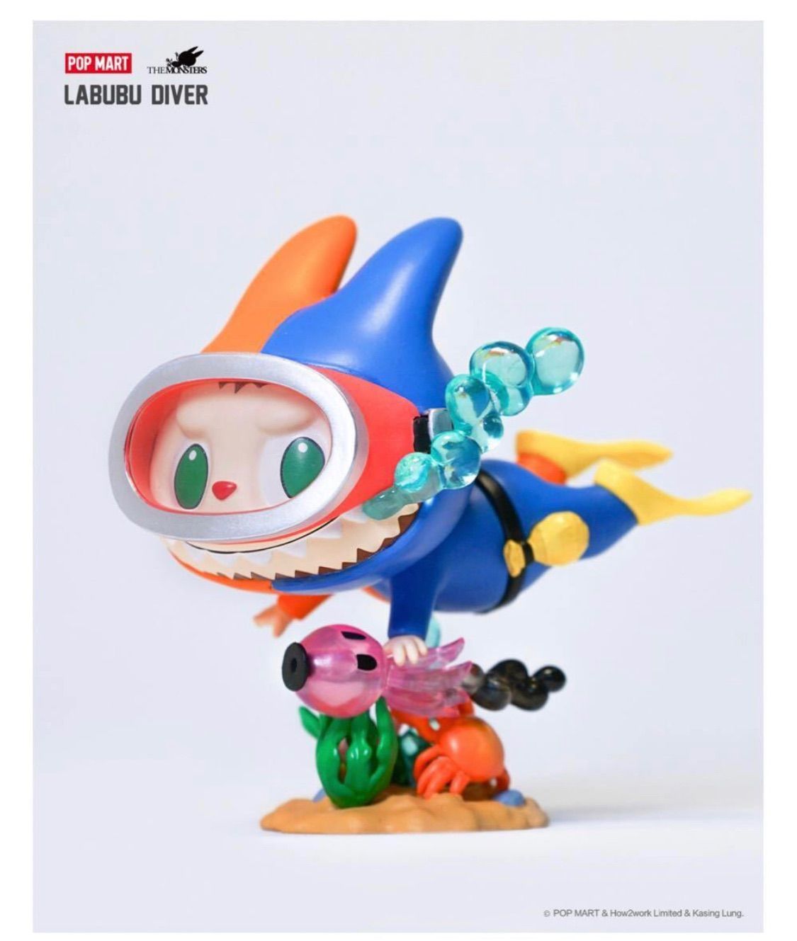 新品】PopMart LABUBU DIVER ラブブ ダイバー フィギュア - J's shops