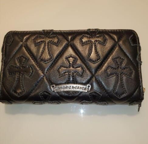 新品☆クロムハーツ CHROME HEARTS QUILTING LUTHER WALLET 長財布