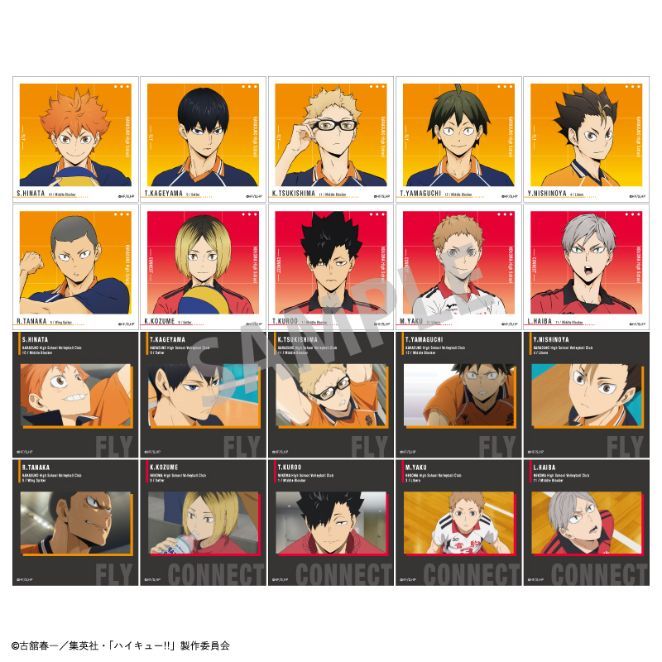 【新品・公式】ハイキュー!! トレーディングスクエアフォトカード【BOX】 公式グッズ colleize コレイズ