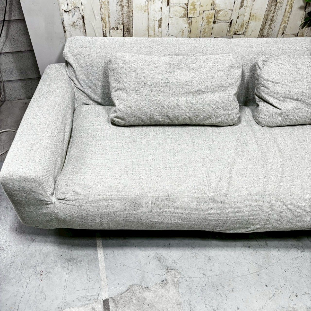 unico 2人掛けソファー（グレー） unico 2人掛けソファ NORD 片側