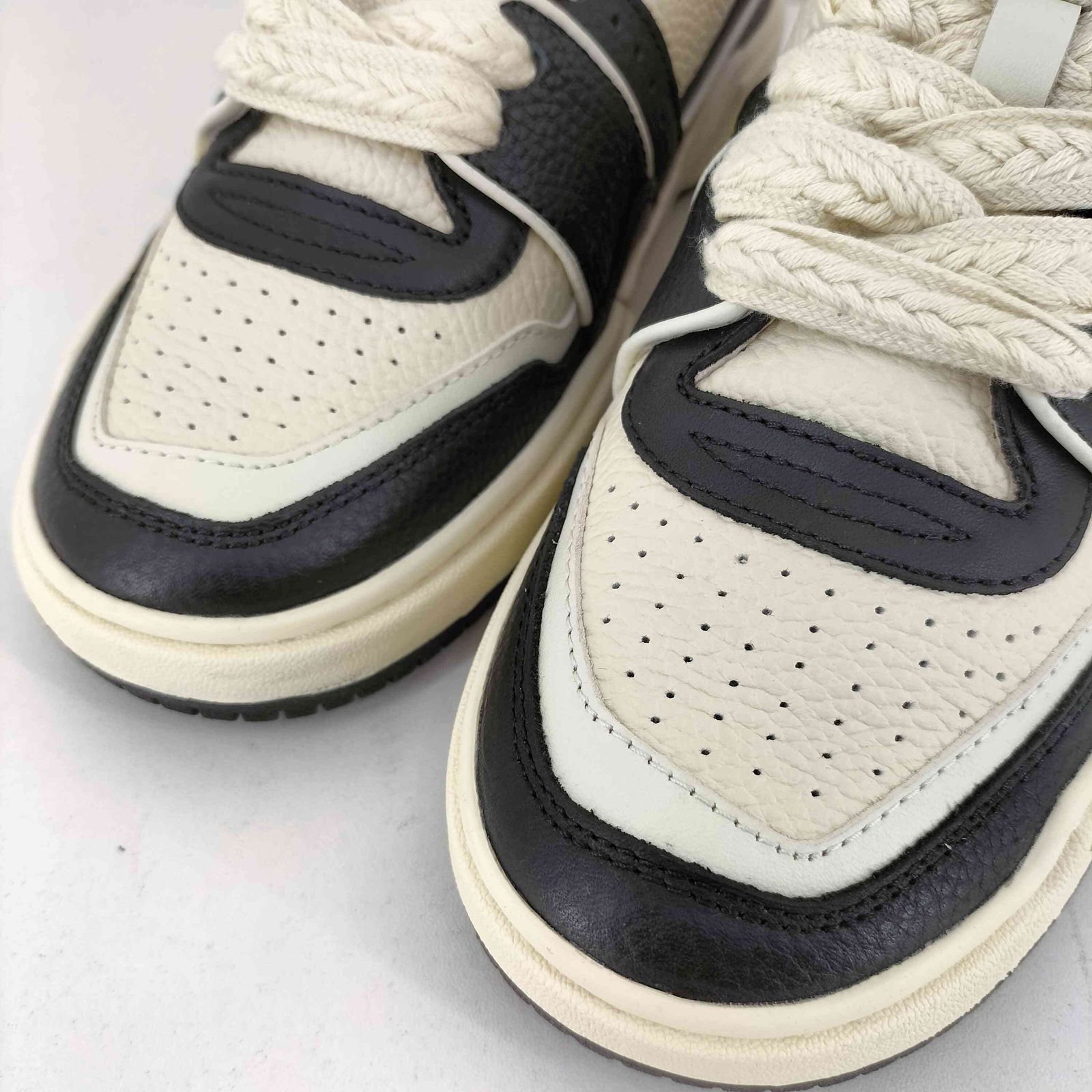 フットインダストリー FOOT INDUSTRY レザーレトロスケートスニーカー 