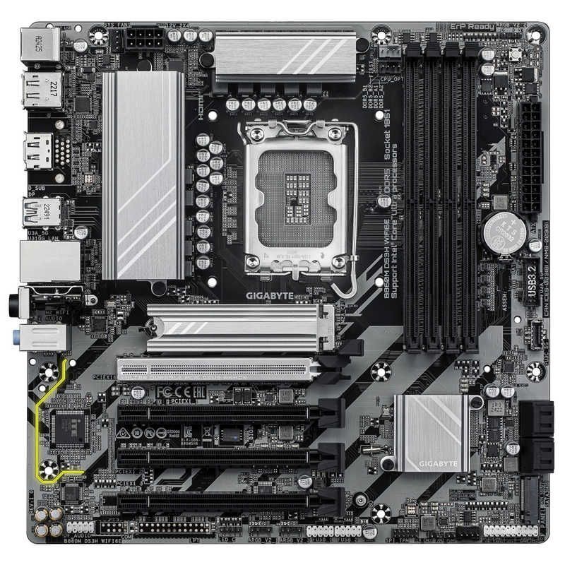GIGABYTE B860M DS3H WIFI6E MicroATX B860MDS3HWIFI6E VETTDRUCK_DE