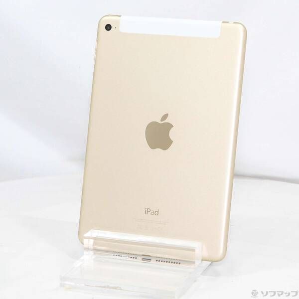 品〕 iPad mini 4 128GB ゴールド MK782J／A SIMフリー【348】 【公式