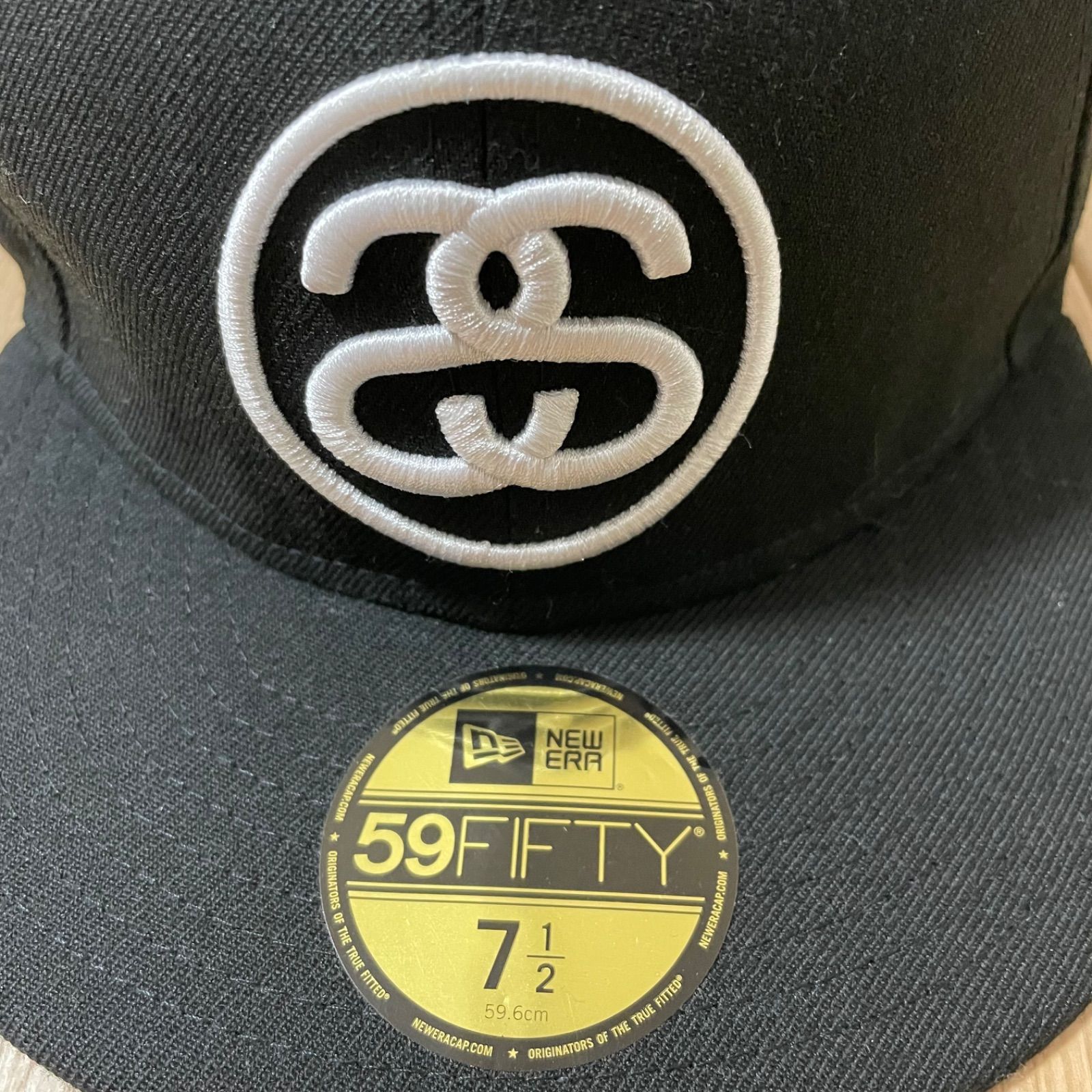 STUSSY SSリンク刺繍 NEWERA CAP 59.6cm