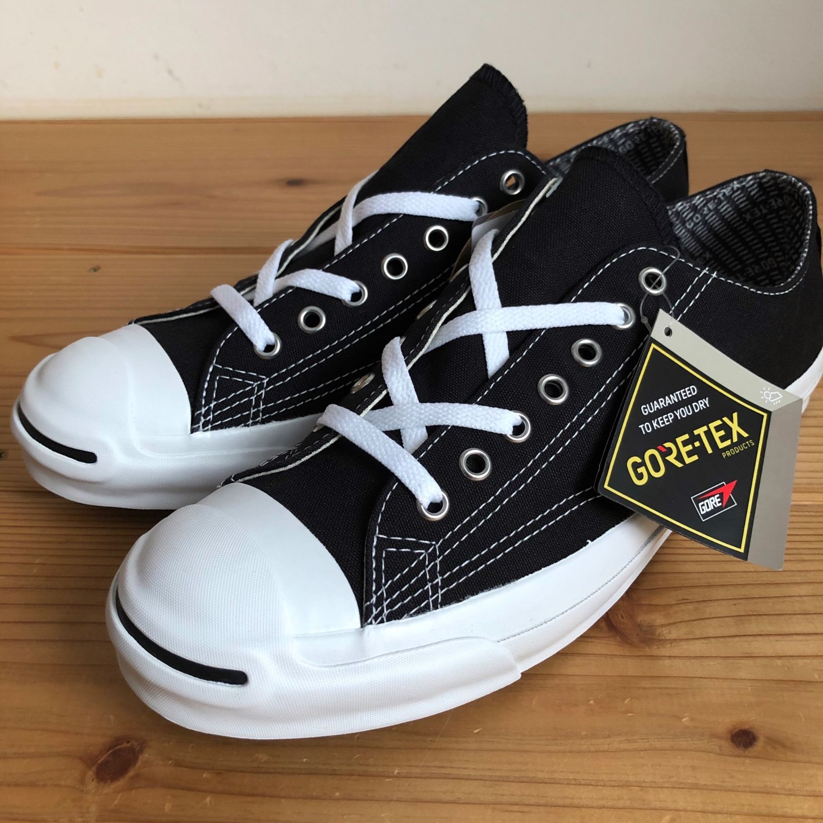 CONVERSE ジャックパーセル GORE-TEX RH ブラック 黒 - メルカリ