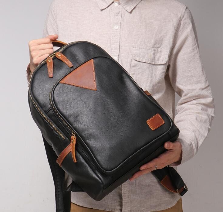 リュックサック 本革 メンズバック ビジネスリュック 大容量 牛革 PC A4 通勤 通学 誕生日 パソコン 鞄