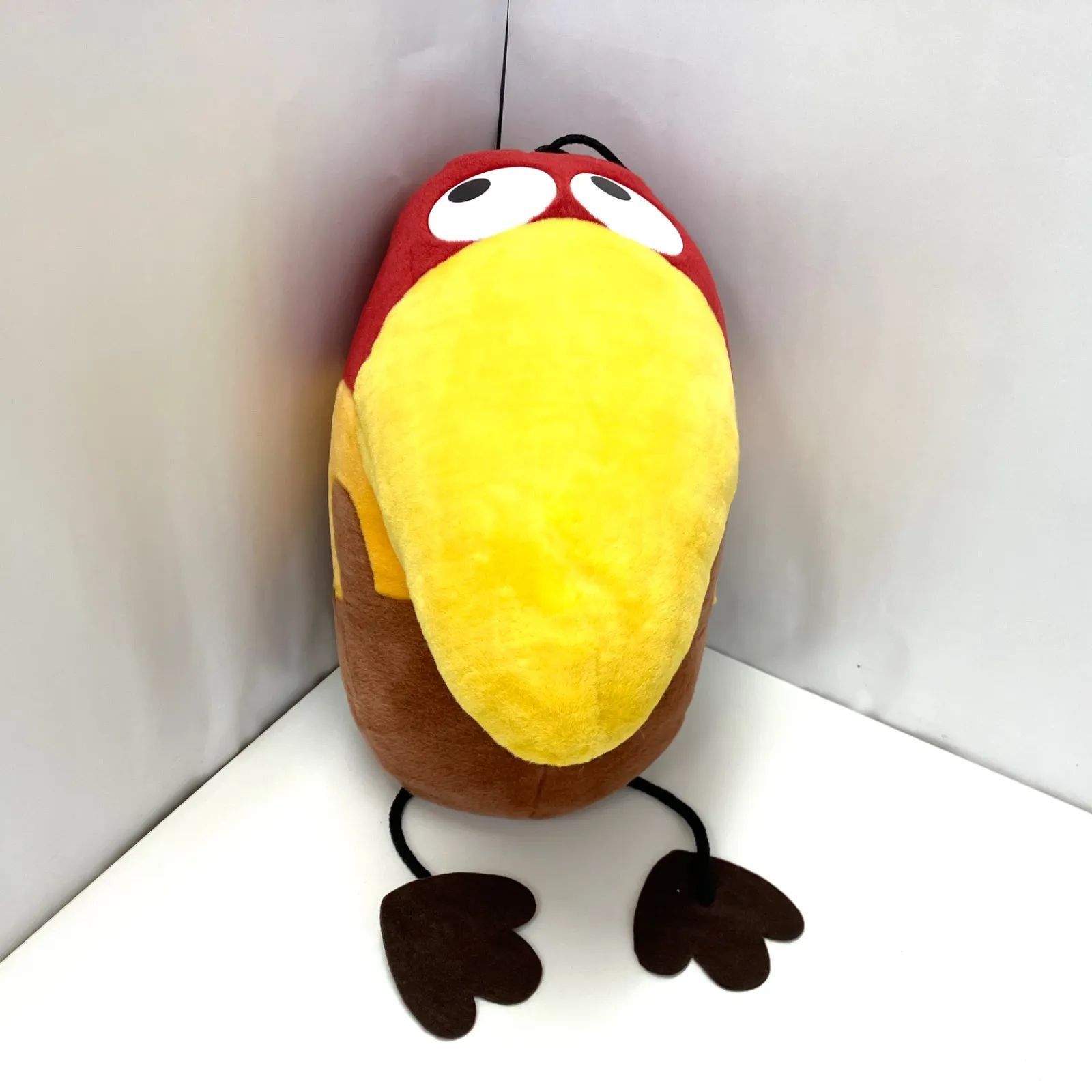とげとげしく 中古 ぬいぐるみ くまにゃん イエロー ぬいぐるみ