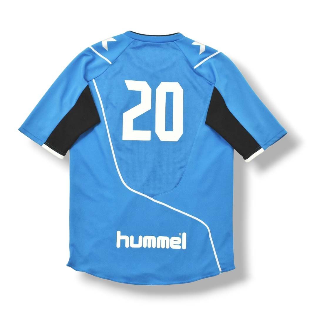 【Jリーグ】 横浜FC ヒュンメル hummel サッカー ユニフォーム  L スカイブルー メンズ