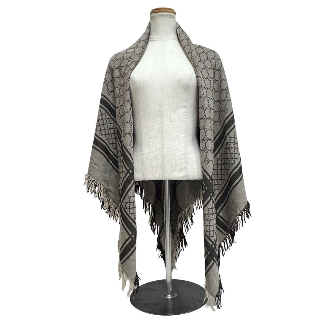 GUCCI GGスプリーム ストール　新品未使用 GUCCI グッチ GG柄 ストール ショール マフラー スカーフ 肩掛け