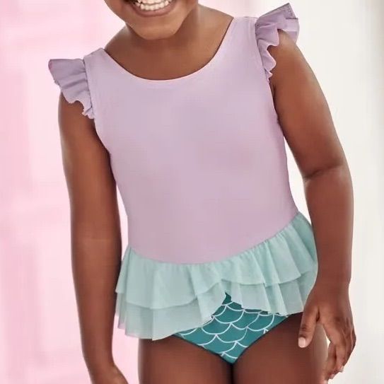  ディズニープリンセス アリエル 水着 マーメイド 人魚姫 ベビー水着(女の子) 水着 ラッシュガード