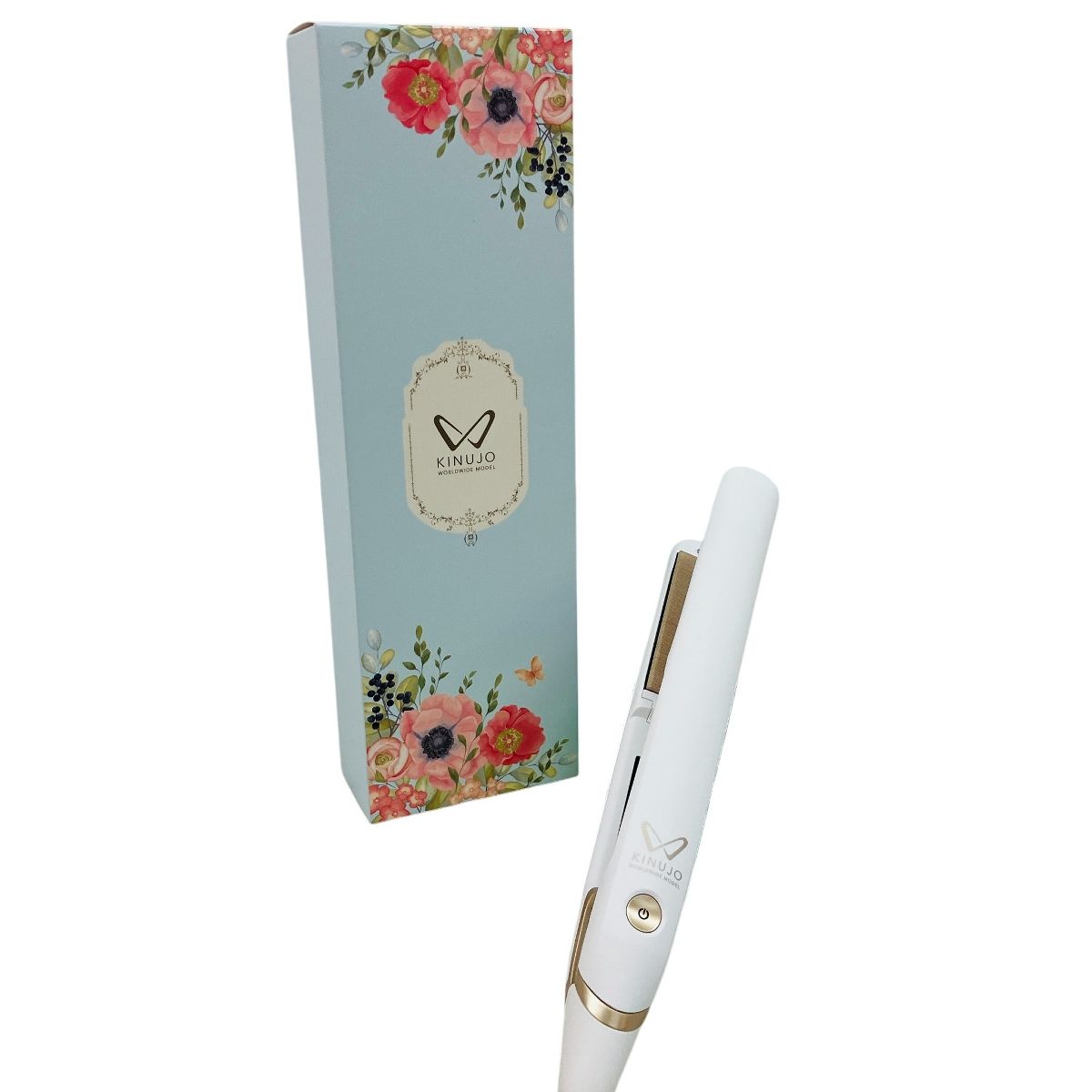 KINUJO DS100 ヘアアイロン 海外対応 ホワイト 絹女 キヌージョ ♥ C10474807