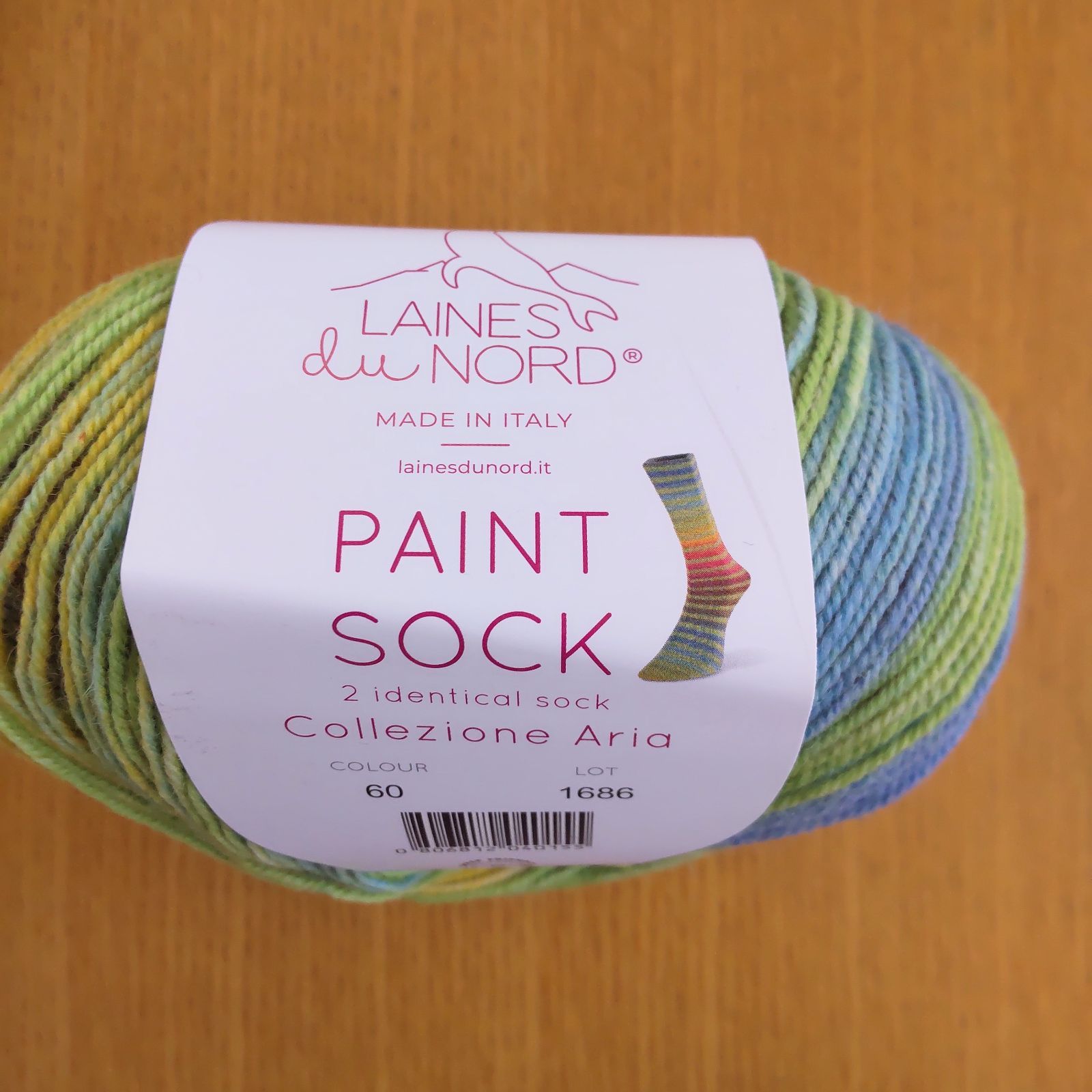 Laines du Nord Paint Sock ソックヤーン 毛糸-