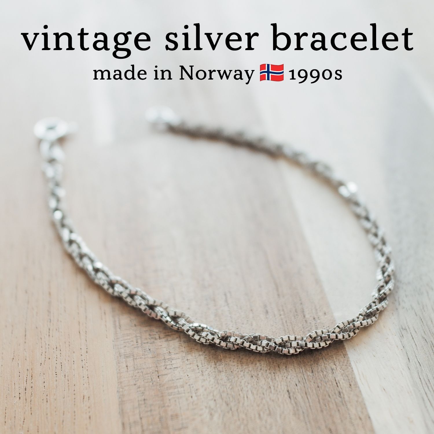 ノルウェー製 Arne Nordlie 1990年代 ヴィンテージ 】ロープチェーン 
