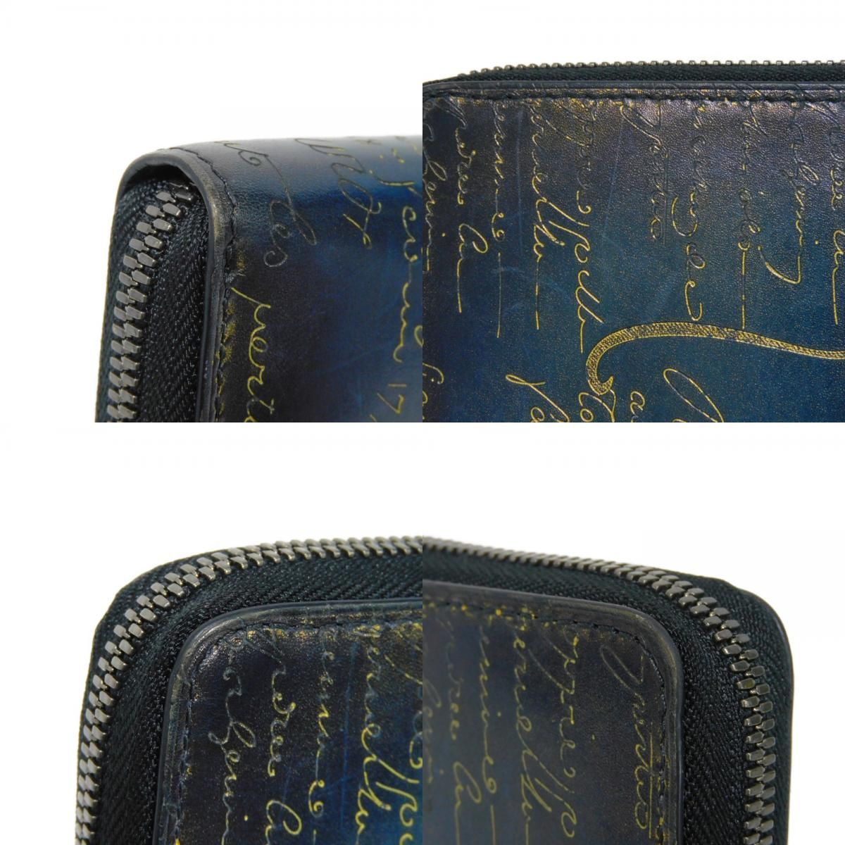 Berluti ベルルッティ イタウバ スクリットレザー ロングジップ 
