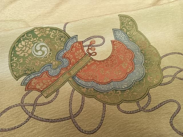 平和屋着物○友禅師・京の名工・伝統工芸士・樽本伊勢蔵 訪問着 楽器文