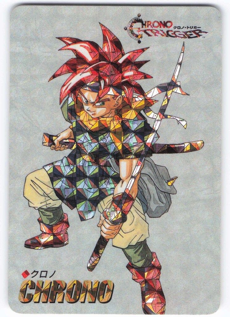 クロノトリガー カード　クロノ デジタルスクエア横type　 予約特典カード SQUARE ENIX クロノトリガー SFC予約特典カード クロノ(角プリズム