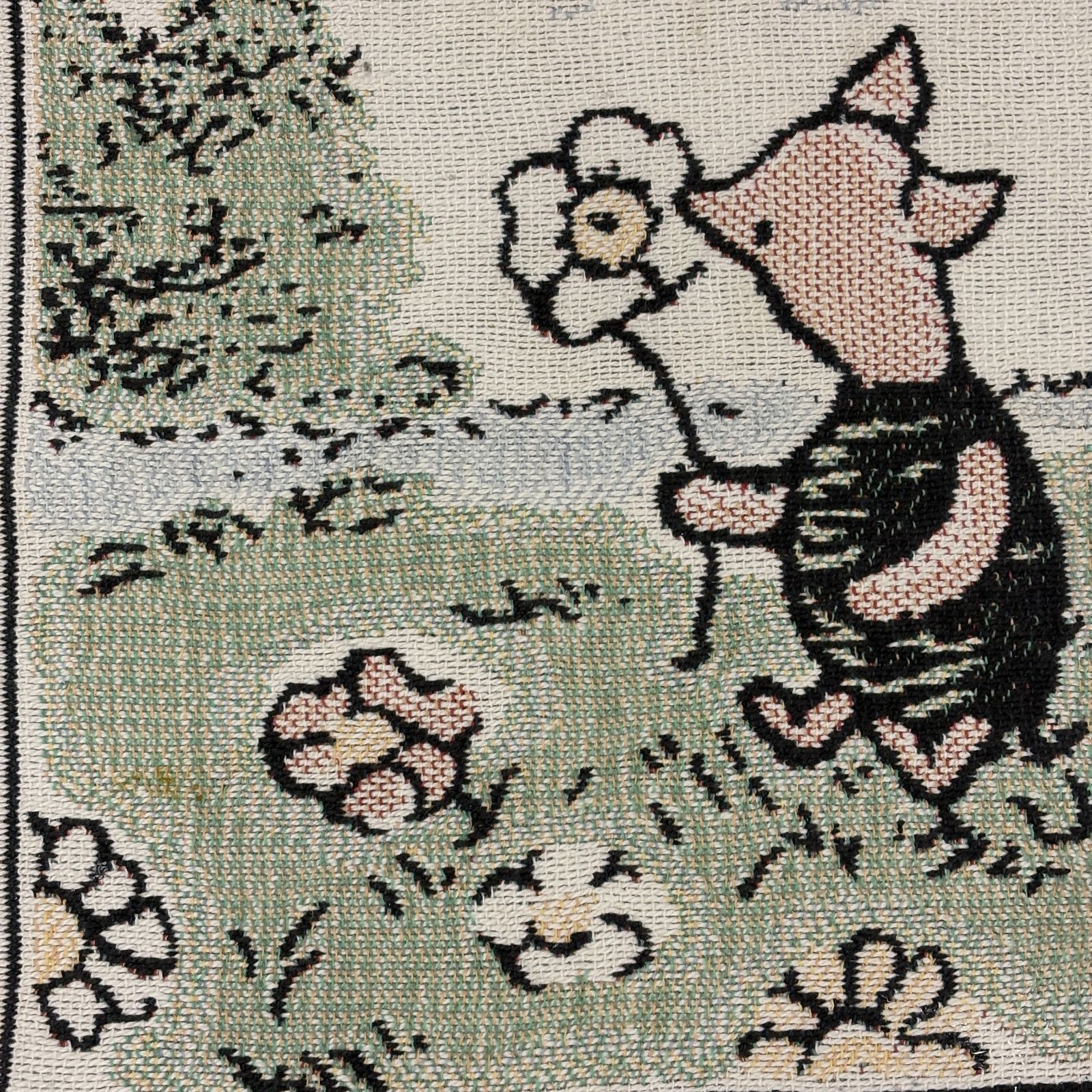 USA製 vintage Disney ディズニー くまのプーさん ラグ プーさん ラグ 