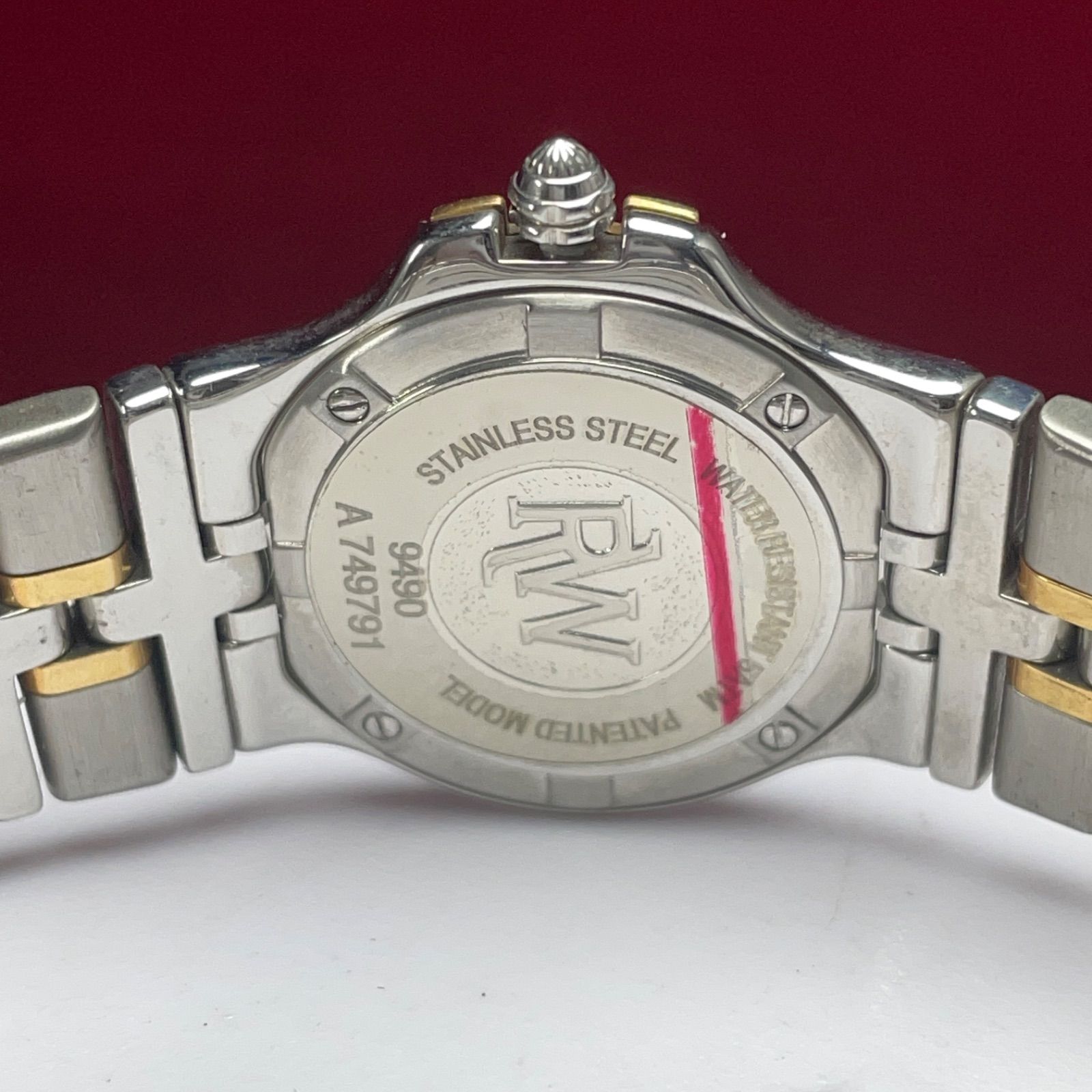 未使用 RAYMOND WEIL パルシファル 純正SSベルト スイス製